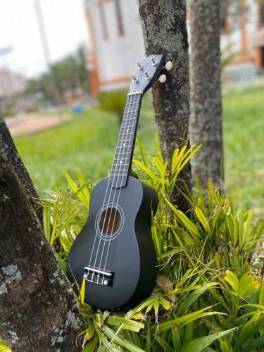 Ukulele Andaluz Soprano Uks Bk Preto Ukuleles Cordas