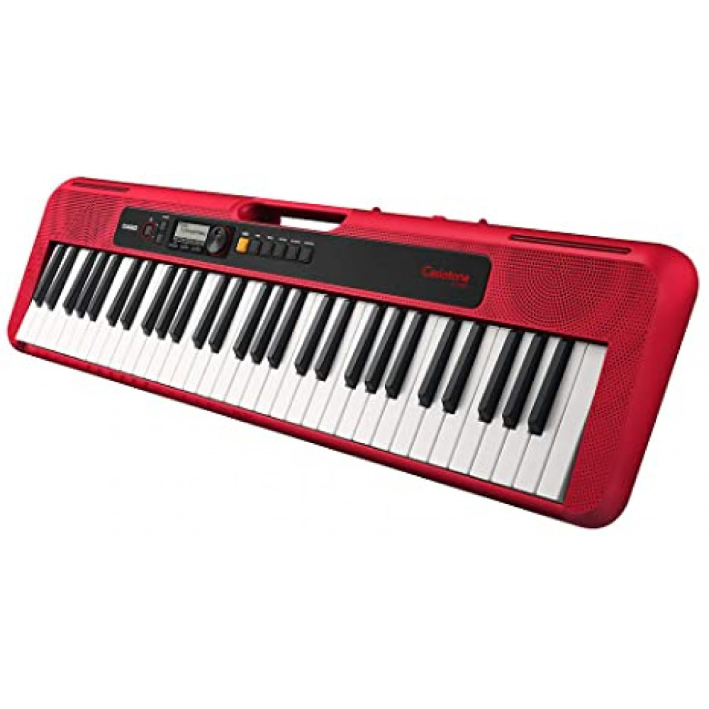 Teclado Piano Musical Infantil Eletrônico 37 Teclas com Microfone (Vermelho)