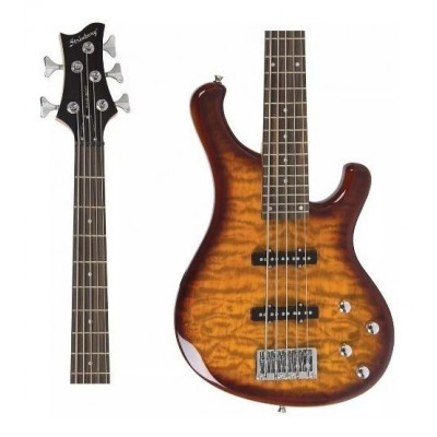 Contrabaixo 5 Cordas Ativo Strinberg Sab500 Vs Sunburst