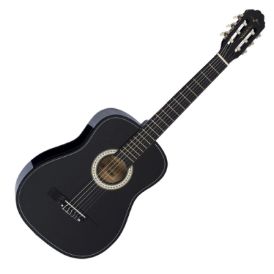 Violao Nylon Acustico Vogga Vca104n Preto Bk