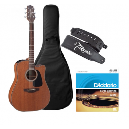 Kit Violão Takamine Gd11mce  + Capa Luxo + Correia + Jg De Cordas Brinde