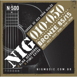 Encordoamento Violão Aco Nig N500 010