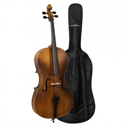 Violoncelo Vogga Voc144n Profissional Completo 4/4 Tampo Spruce